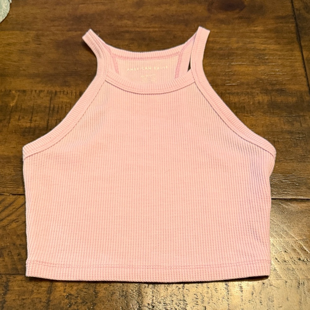 American Eagle Outfitters Pink Crop Top